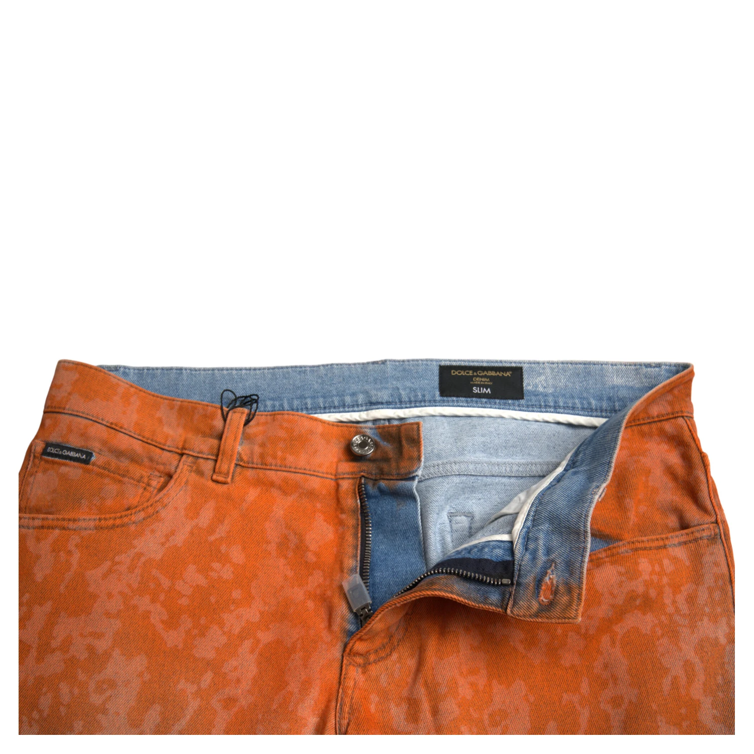Multicolor Ombre Cotton Slim Fit Denim Jeans