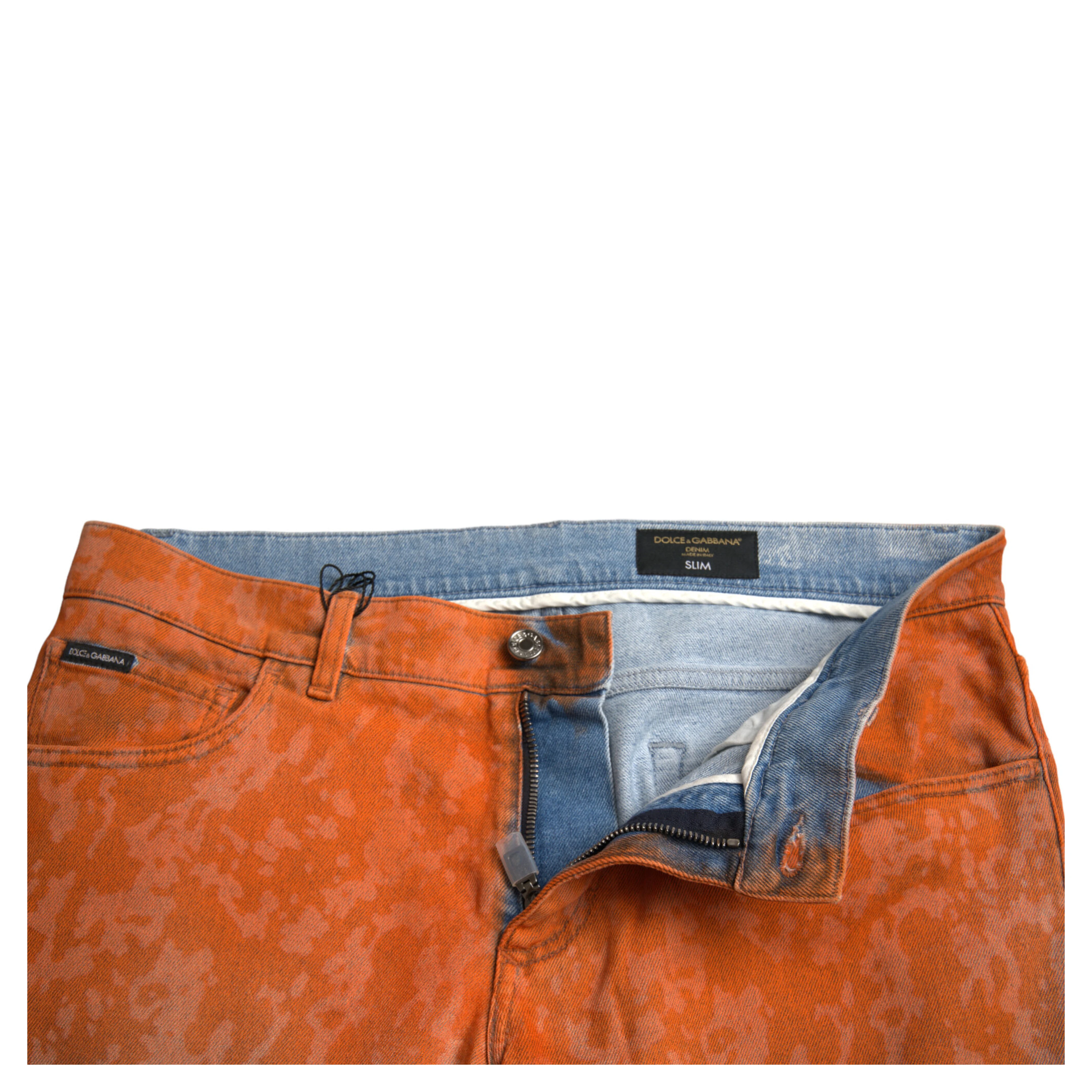 Multicolor Ombre Cotton Slim Fit Denim Jeans