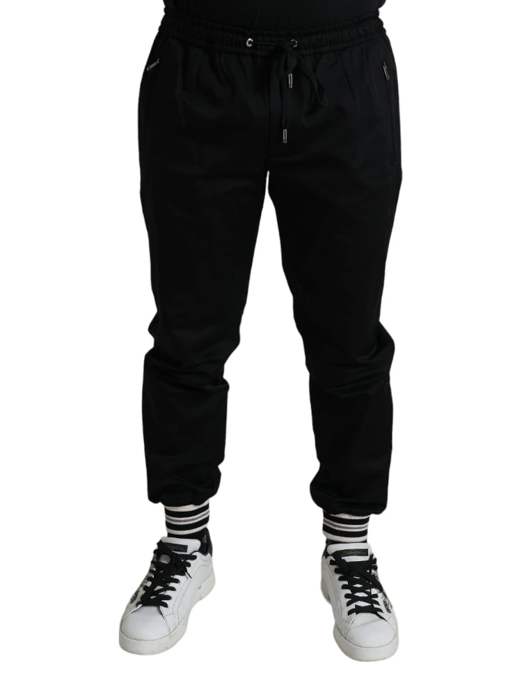 Sleek Skinny Cotton Jogger Pants