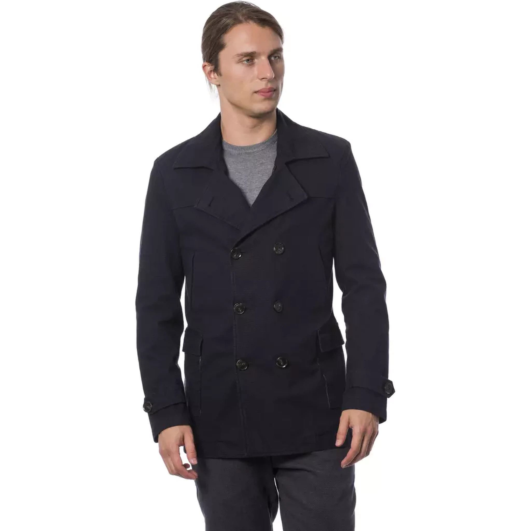Blue Cotton Blazer