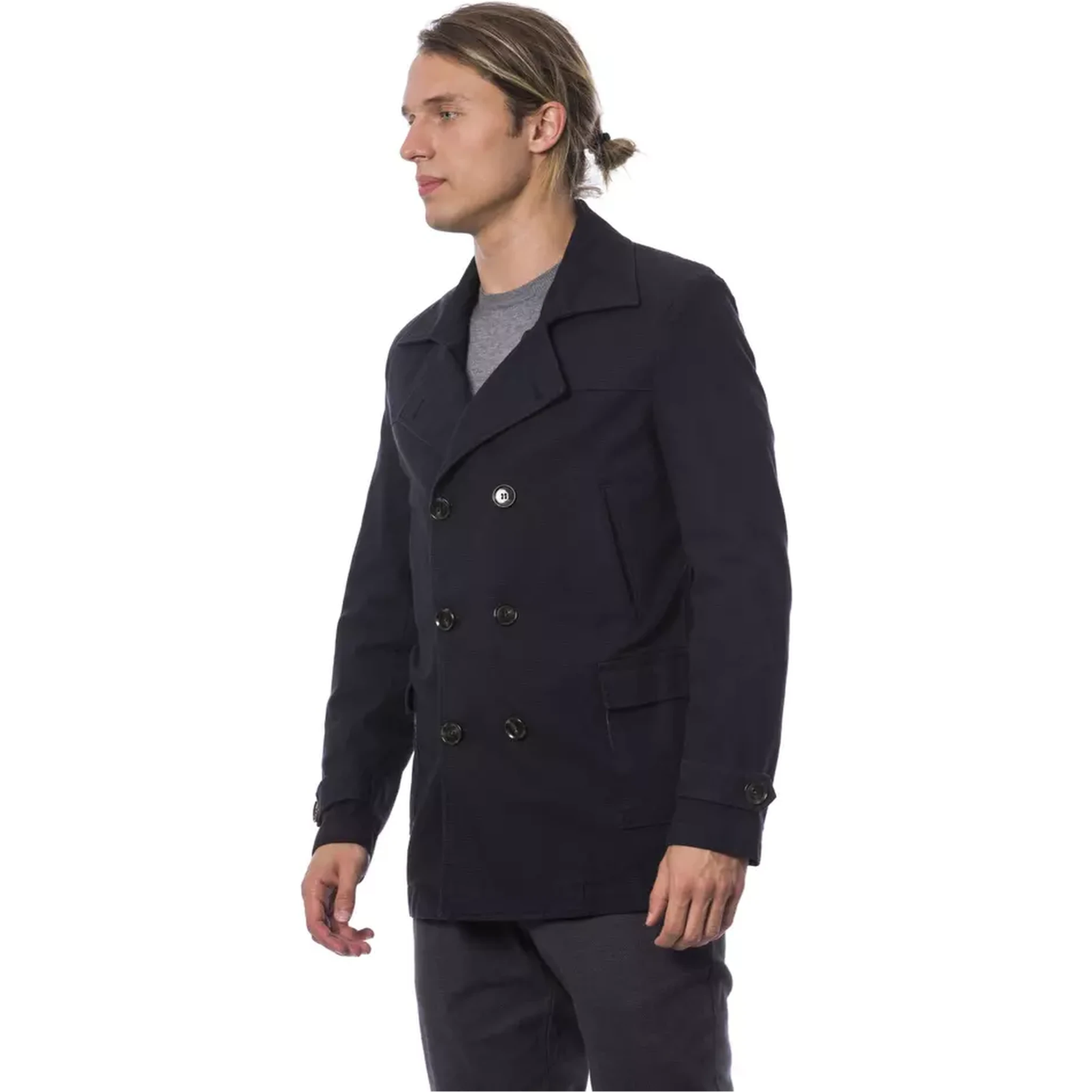 Blue Cotton Blazer