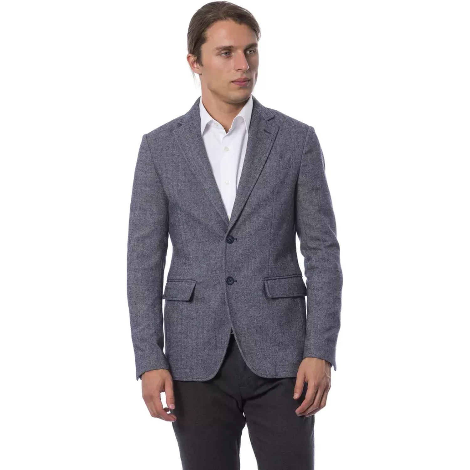 Blue Polyester Blazer