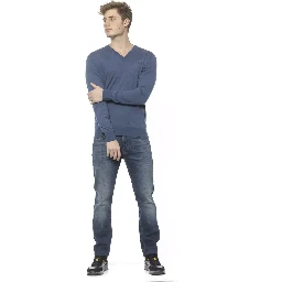 Blue Cashmere Sweater