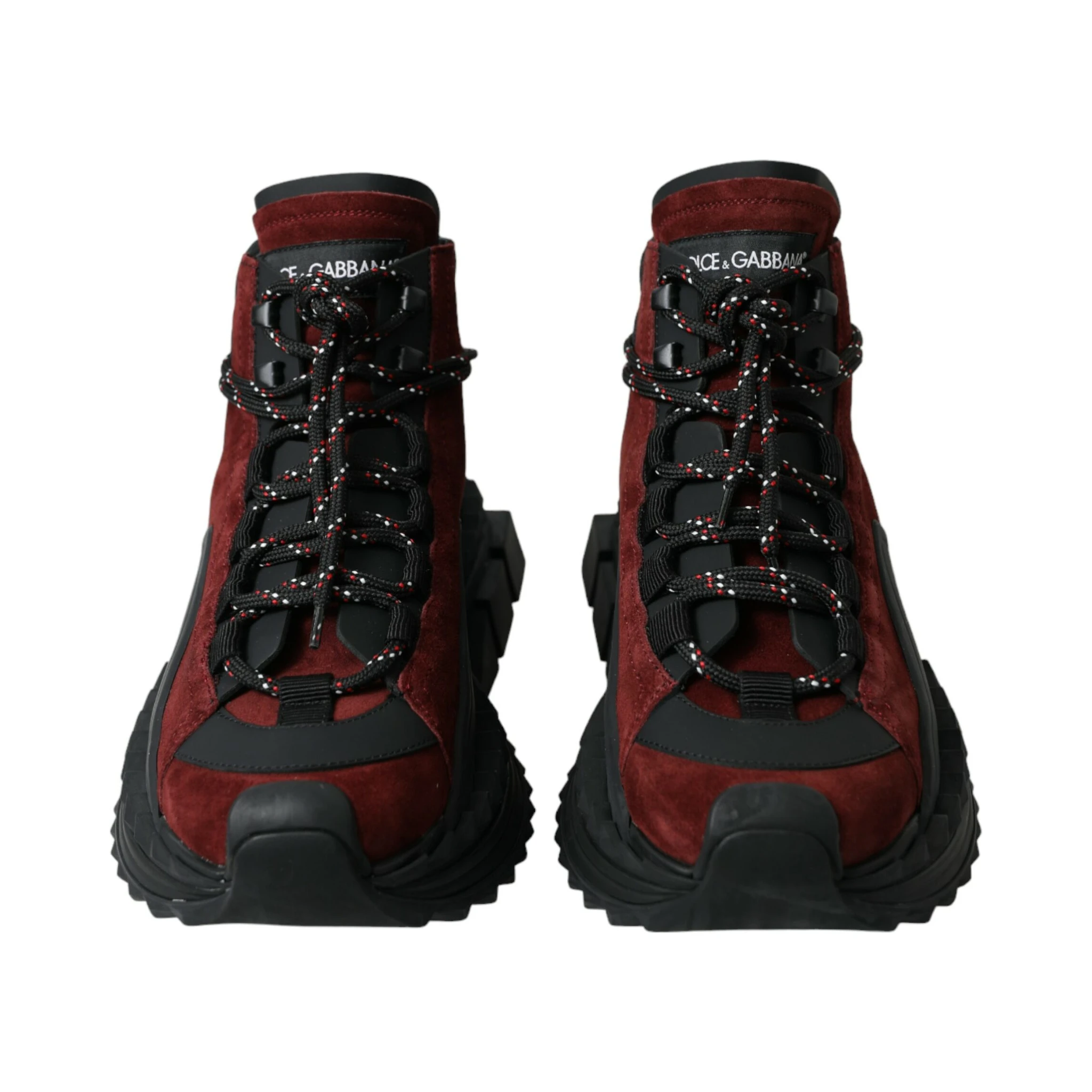 Burgundy Super King High Top Men Sneakers Shoes