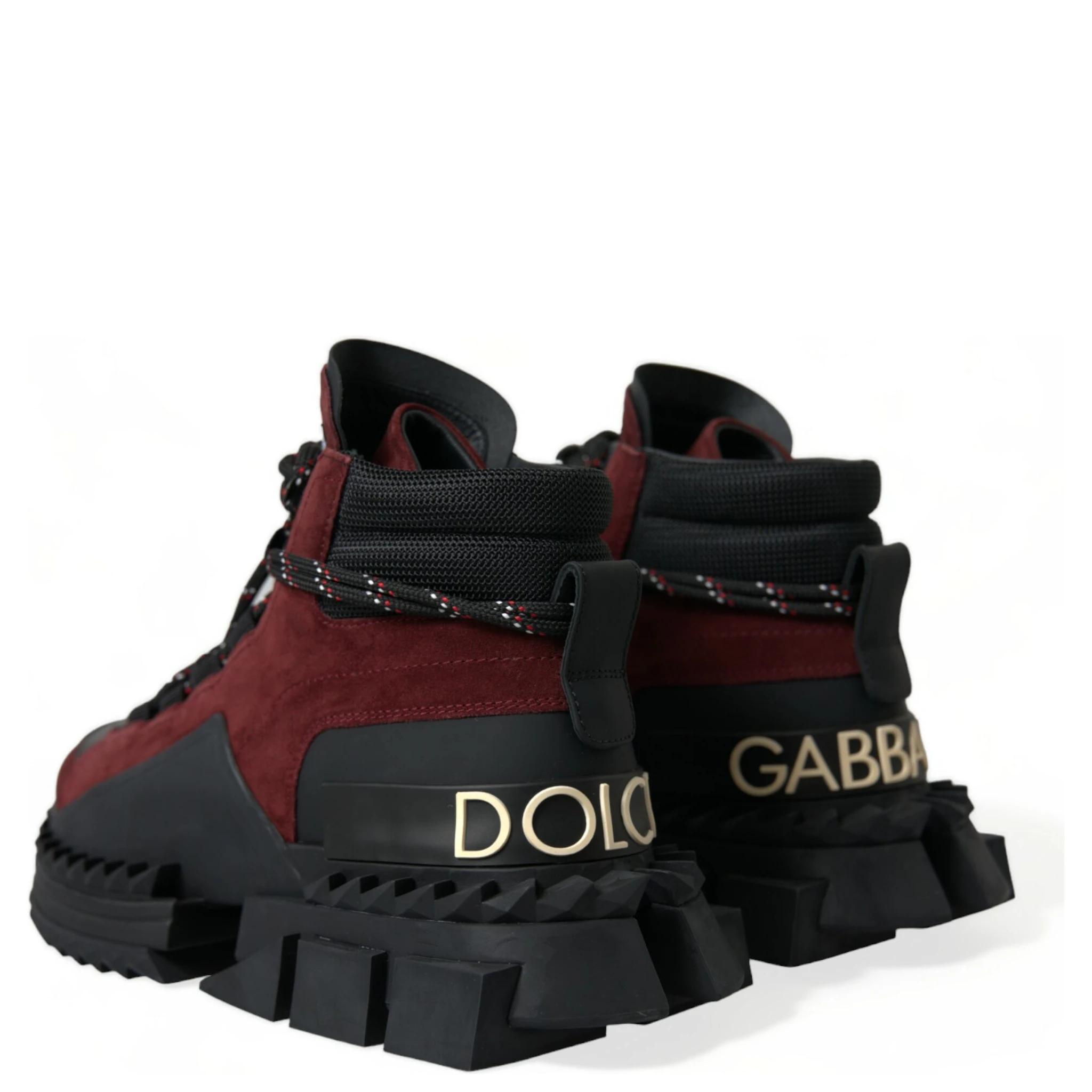 Burgundy Super King High Top Men Sneakers Shoes