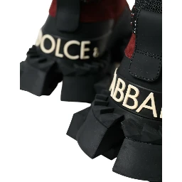 Burgundy Super King High Top Men Sneakers Shoes