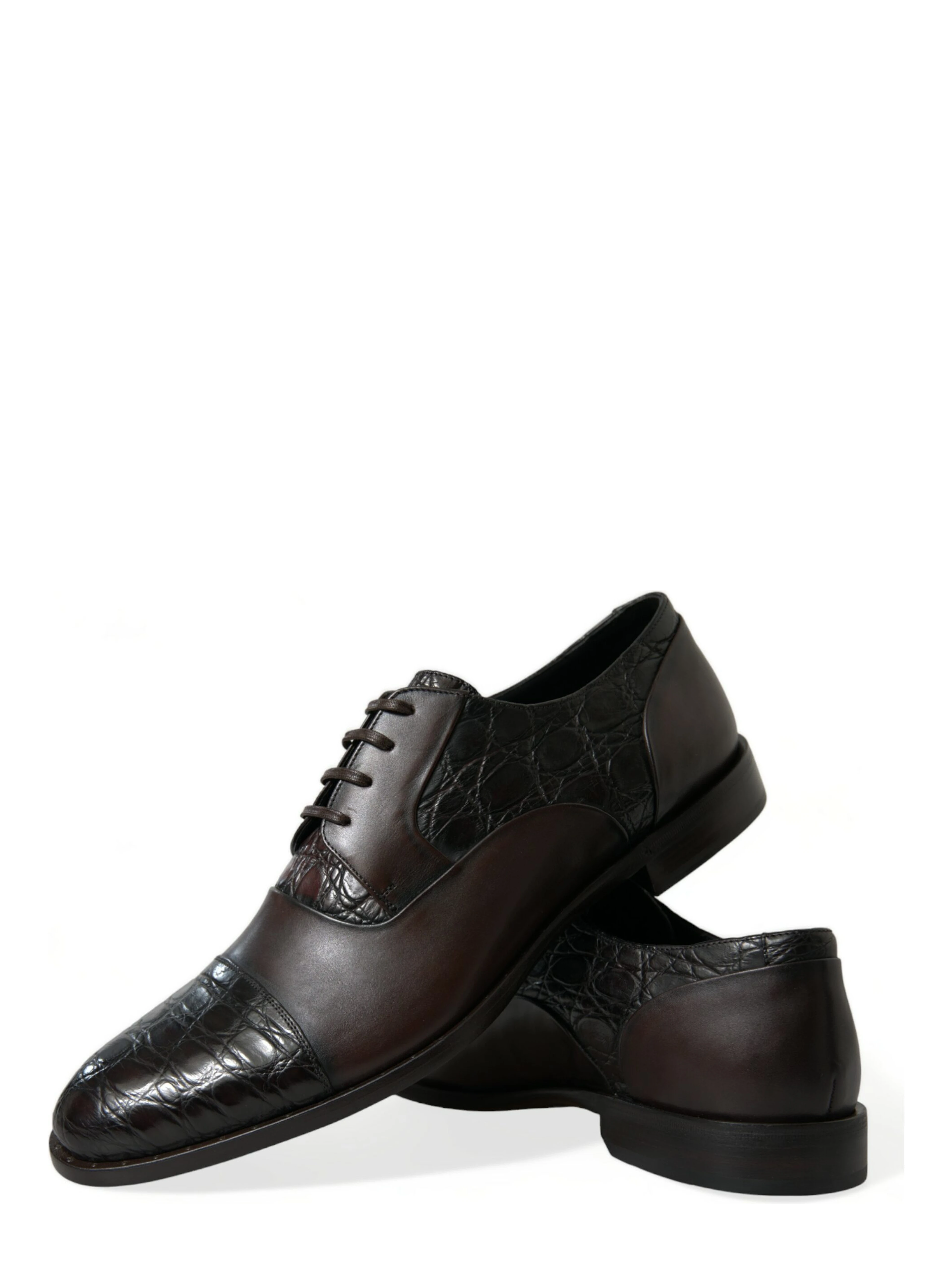 Brown Exotic Leather Formal Men Dress Shoes