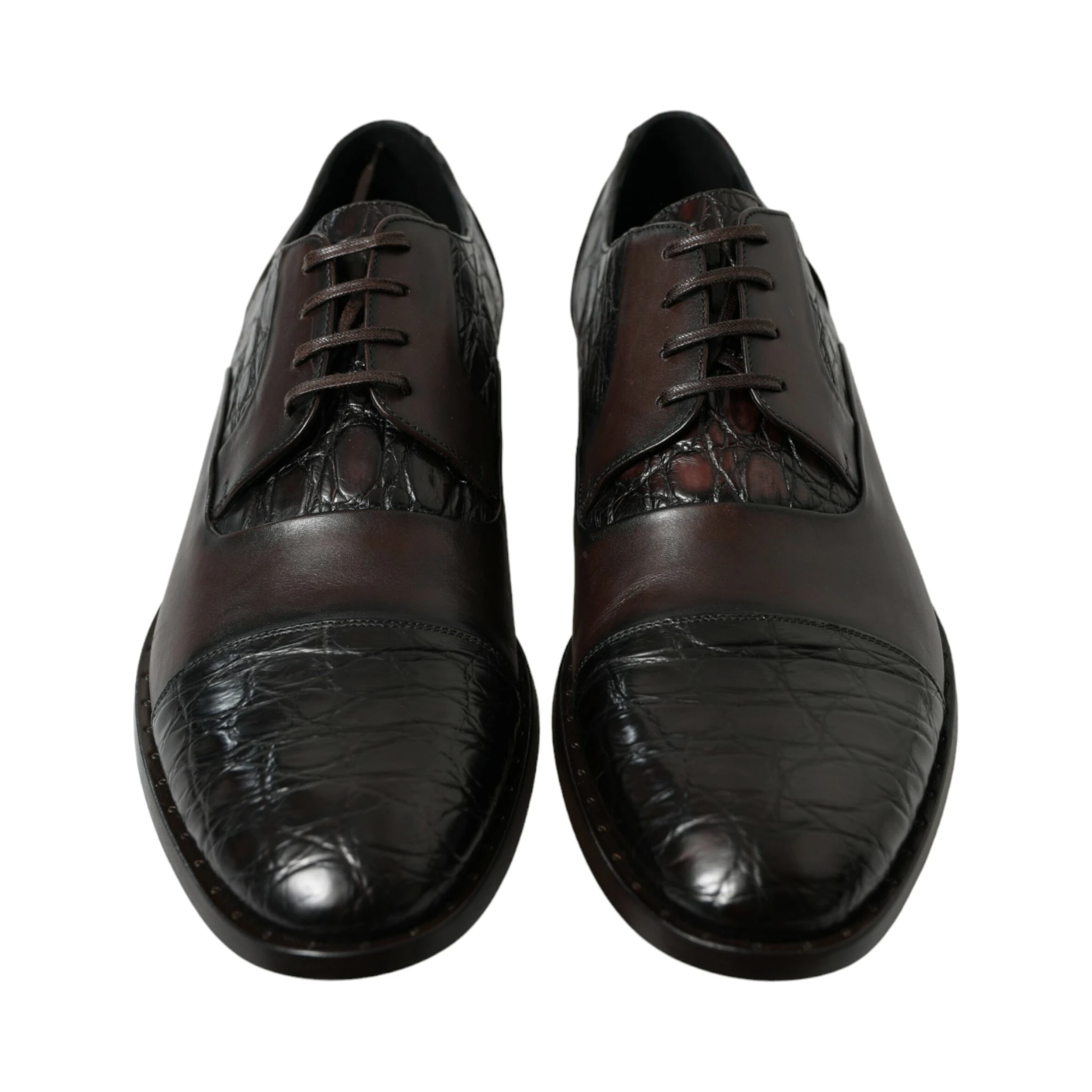 Brown Exotic Leather Formal Men Dress Shoes