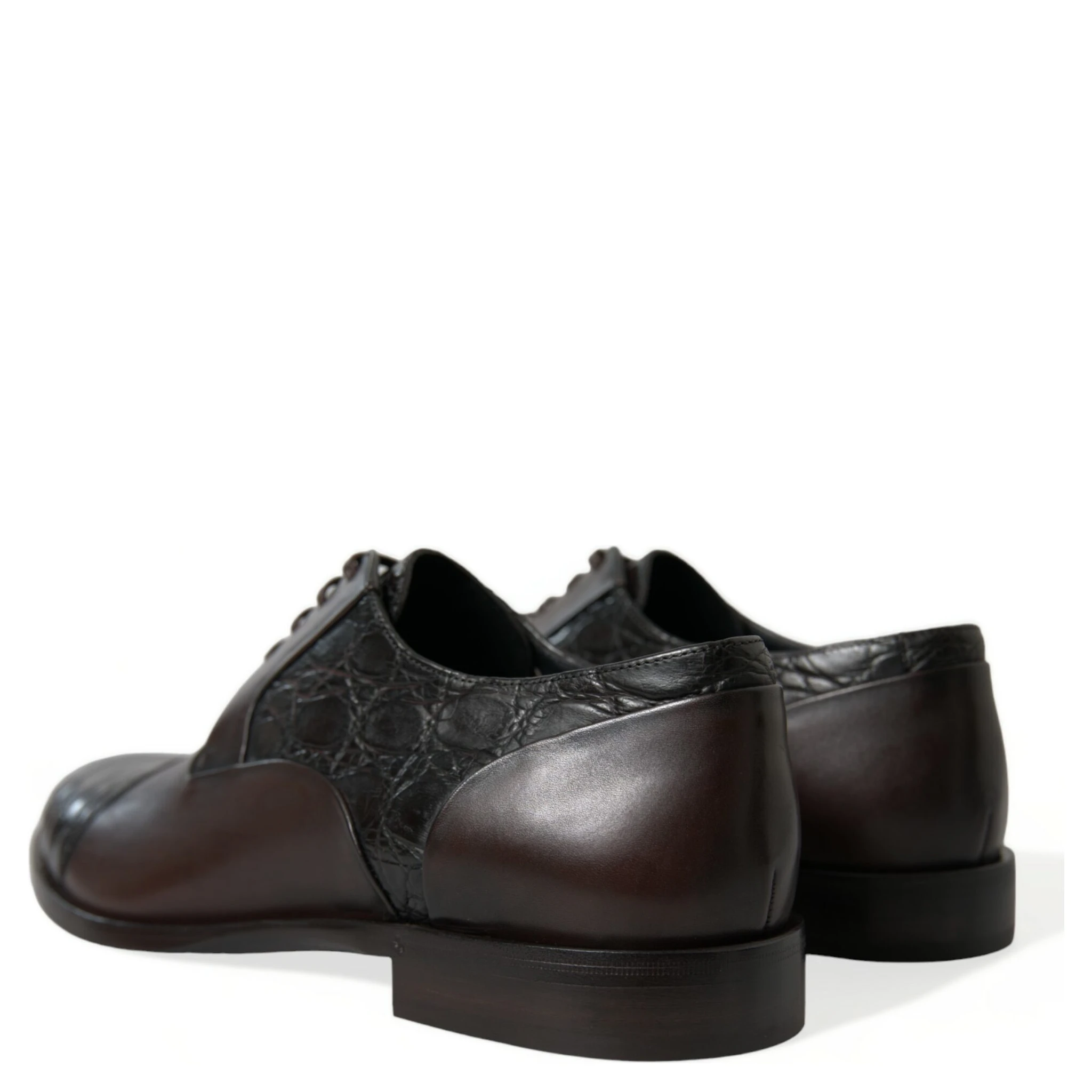 Brown Exotic Leather Formal Men Dress Shoes