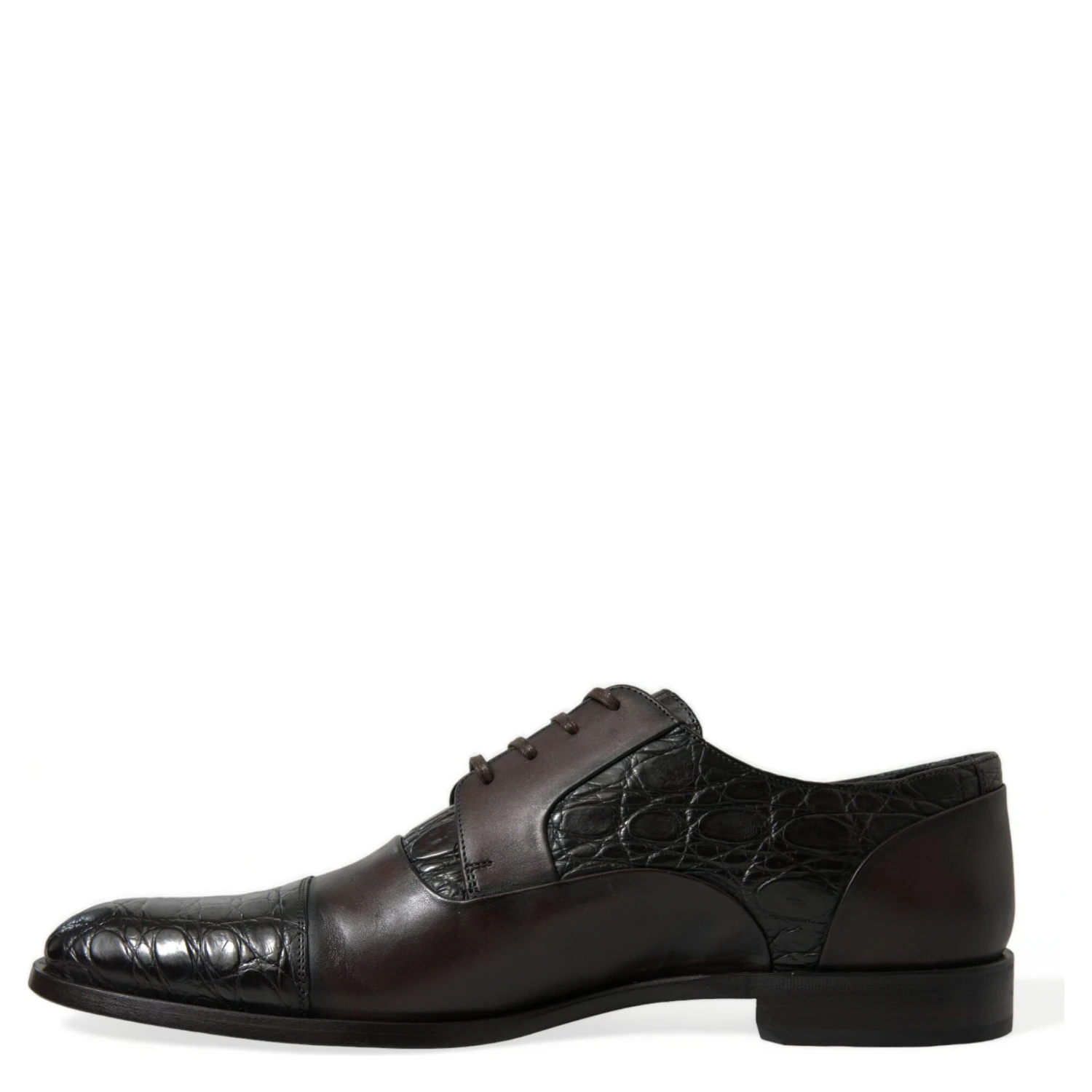 Brown Exotic Leather Formal Men Dress Shoes