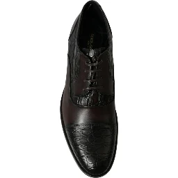 Brown Exotic Leather Formal Men Dress Shoes