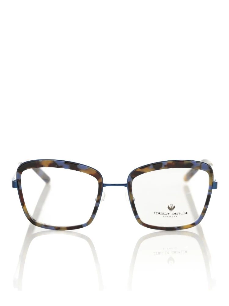 Blue Metallic Fibre Glasses Frame
