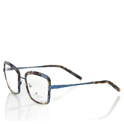 Blue Metallic Fibre Glasses Frame