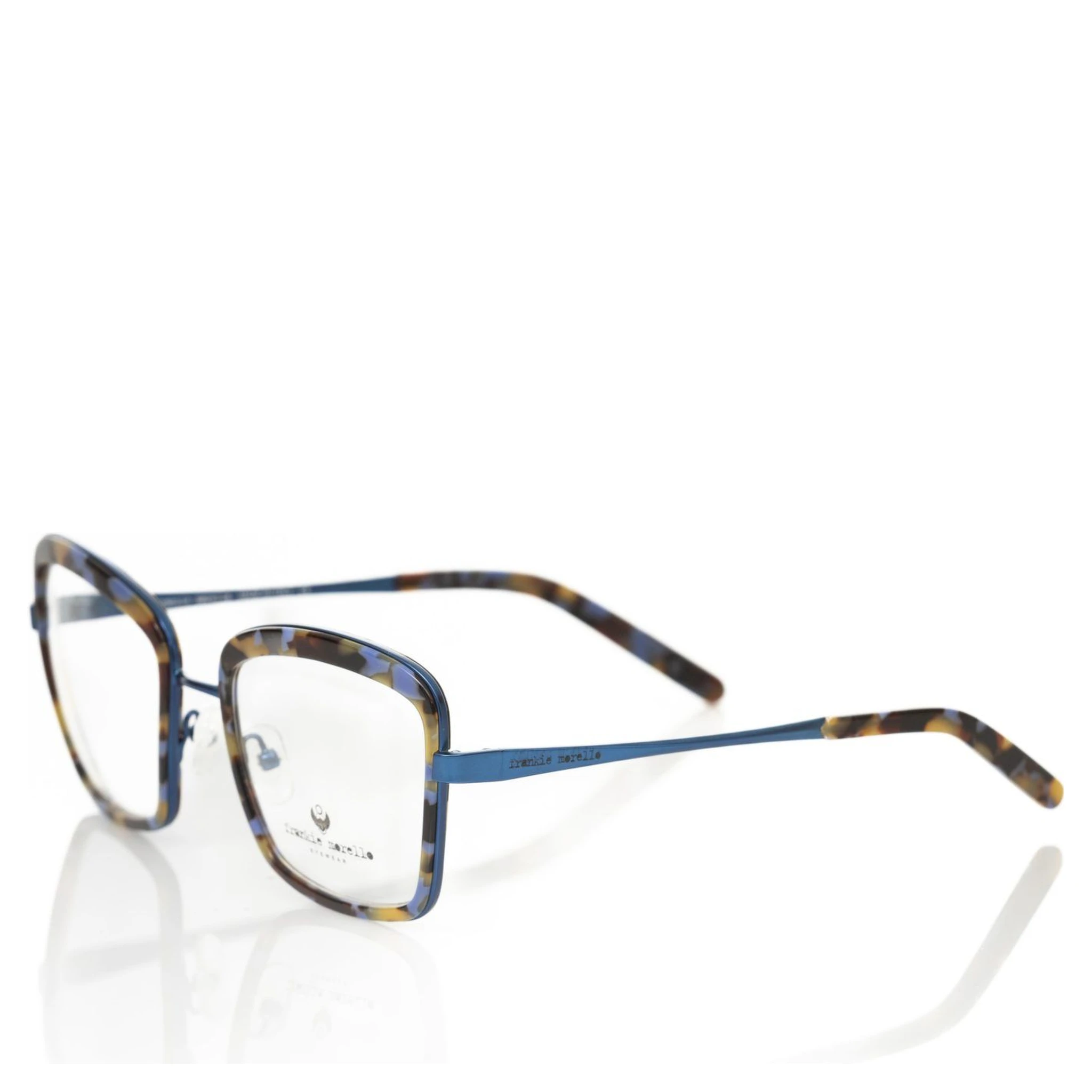 Blue Metallic Fibre Glasses Frame