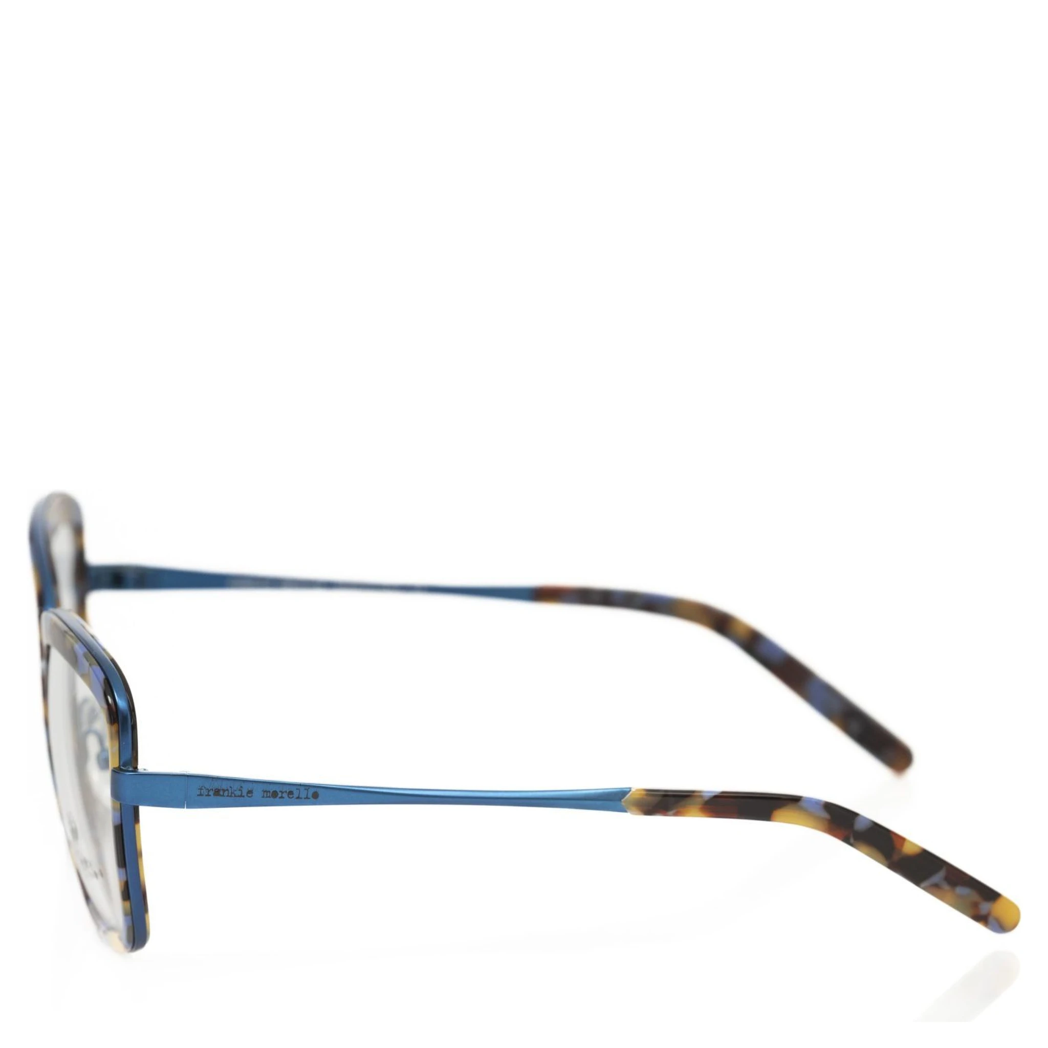 Blue Metallic Fibre Glasses Frame