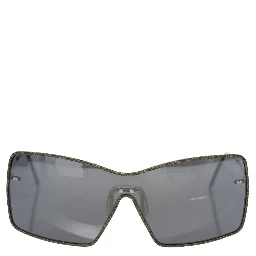 Black Metallic Fibre Sunglass