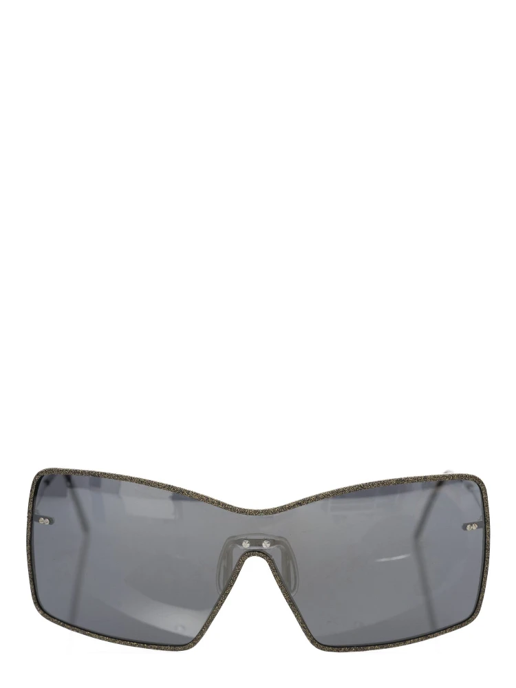 Black Metallic Fibre Sunglass