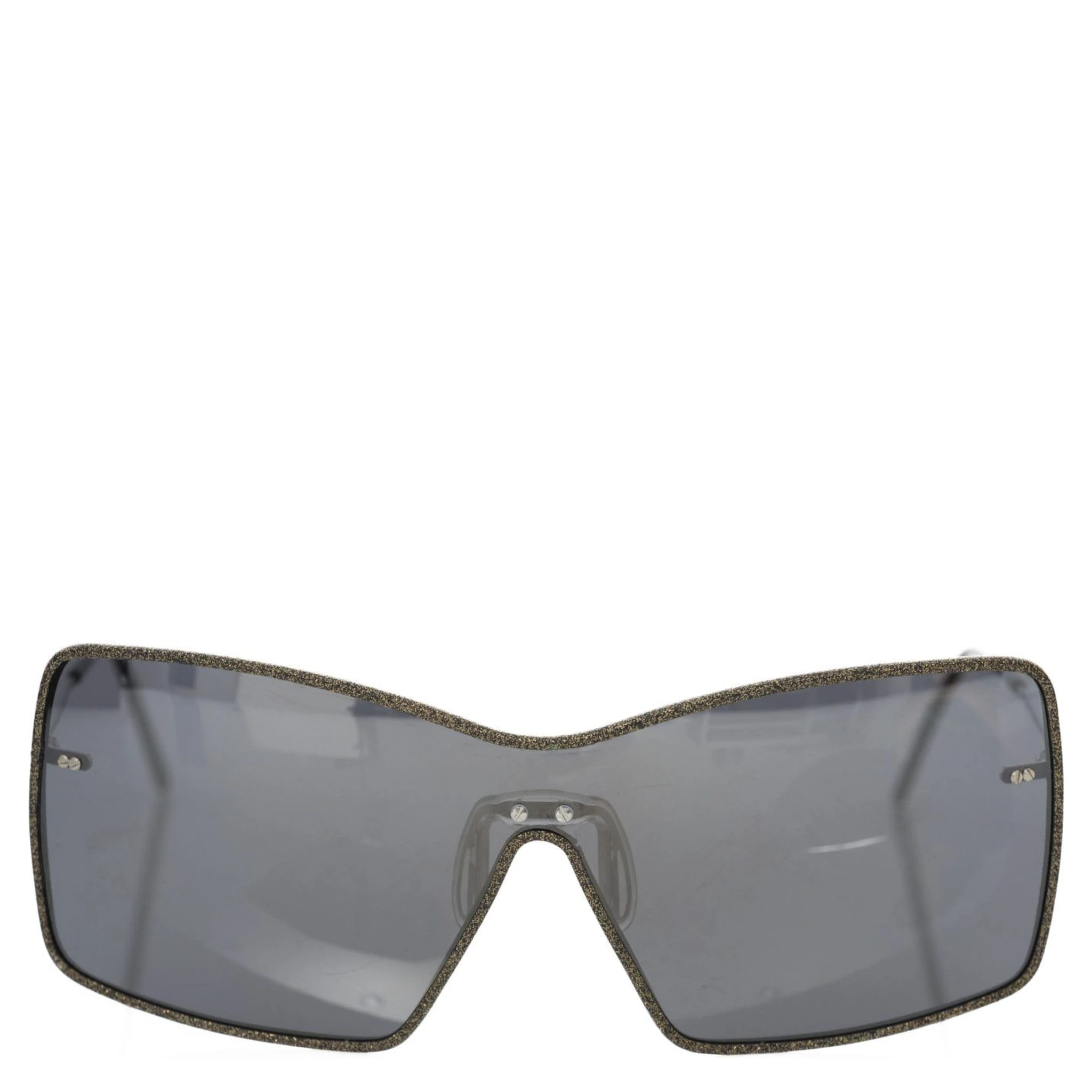 Black Metallic Fibre Sunglass