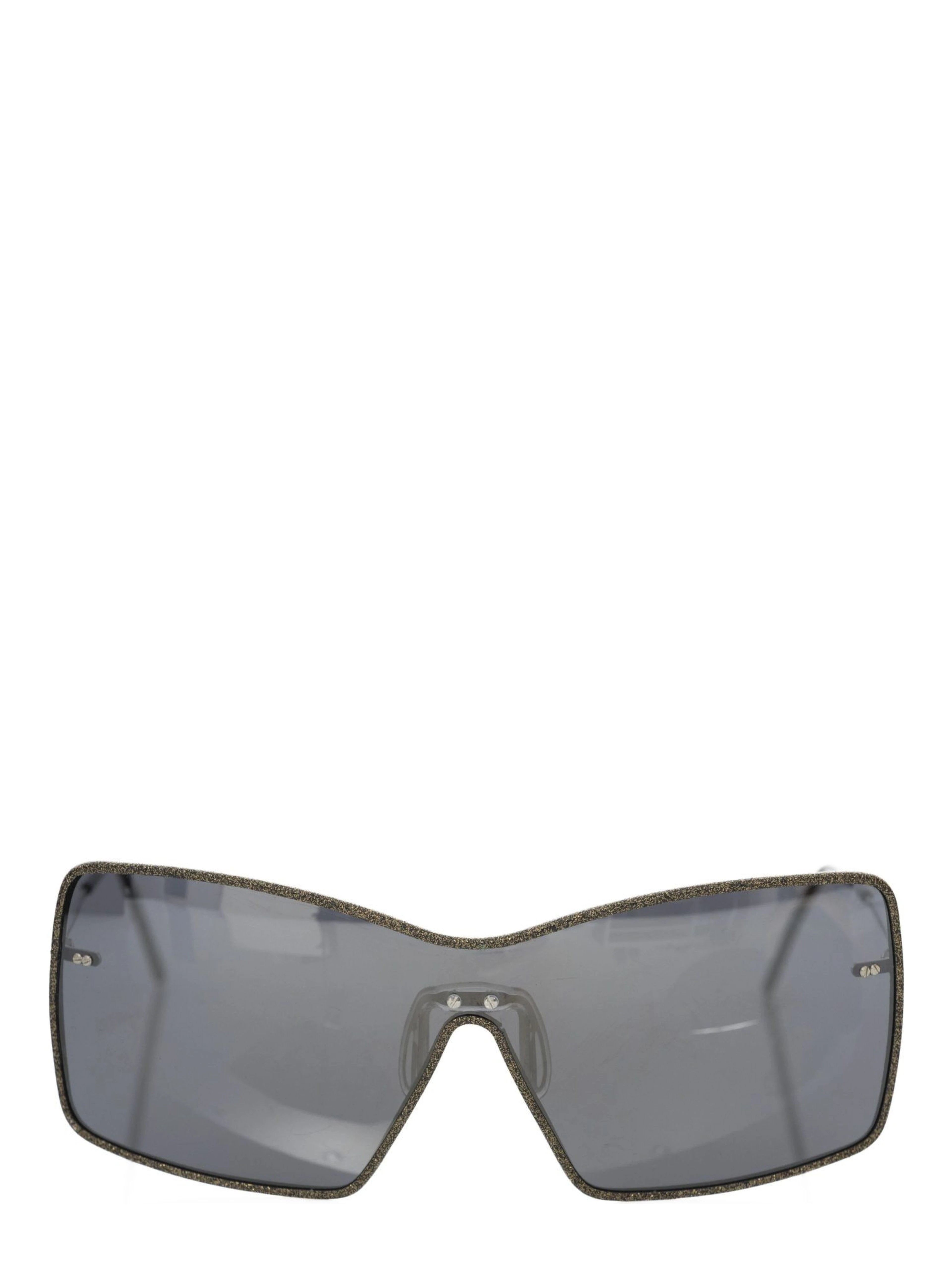 Black Metallic Fibre Sunglass