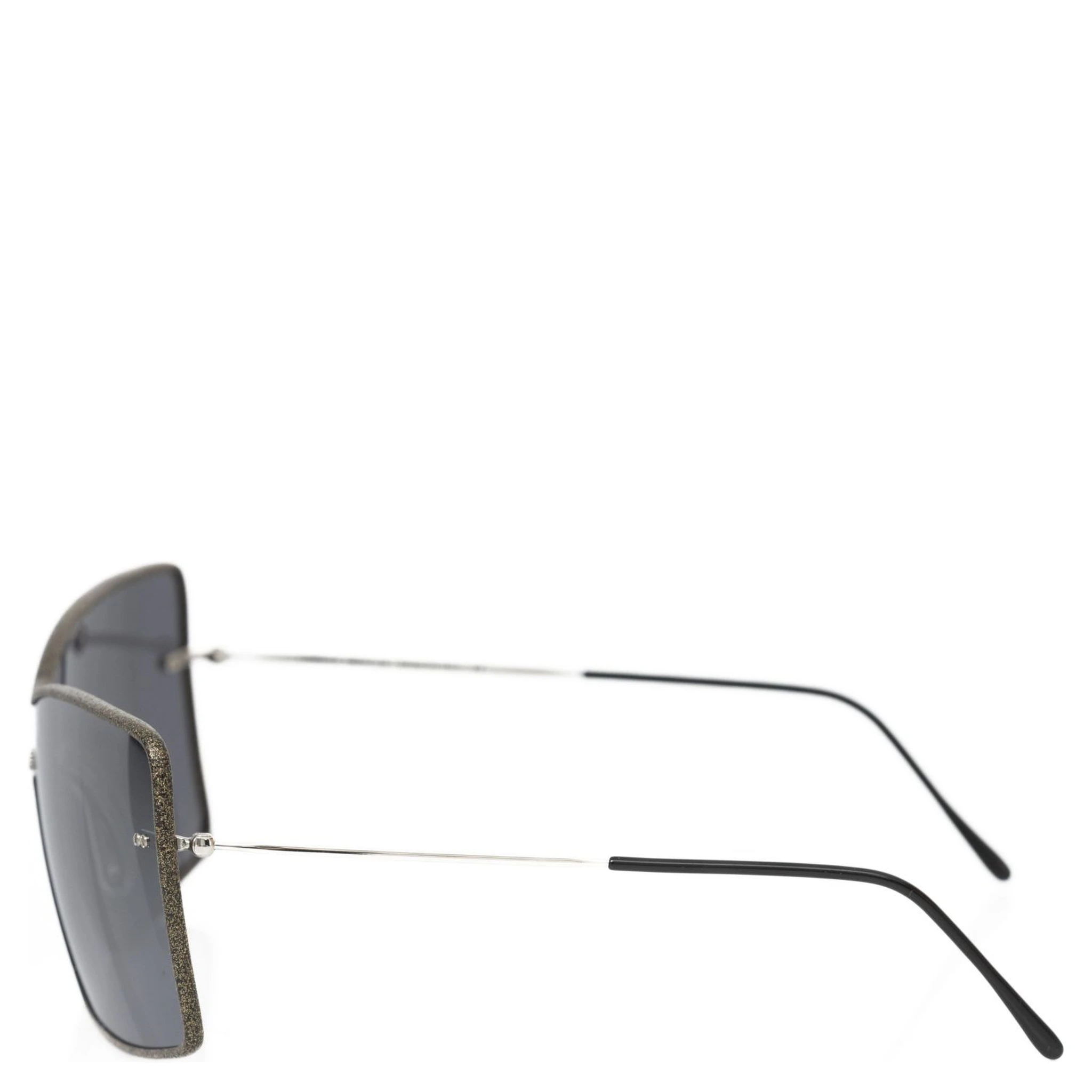 Black Metallic Fibre Sunglass