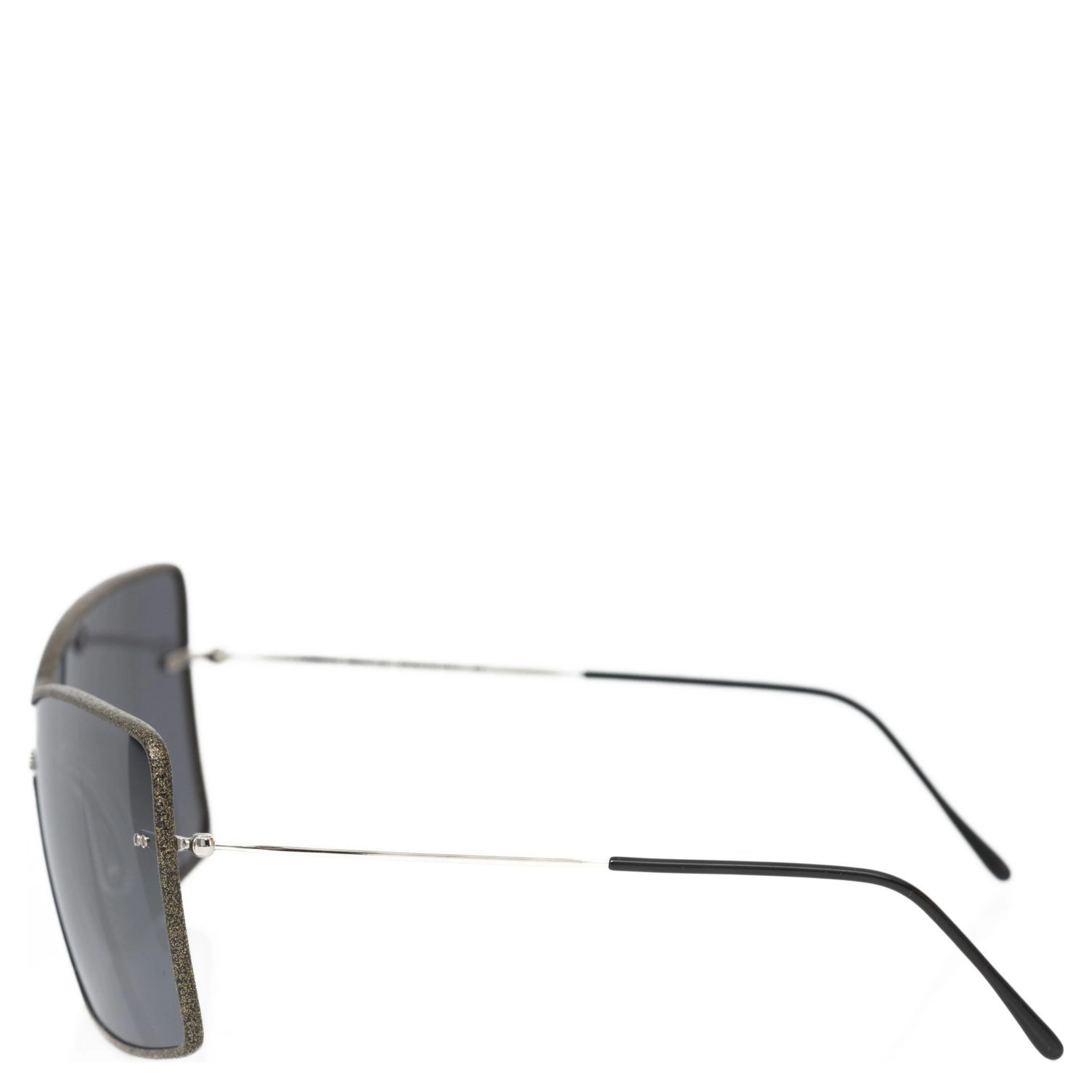 Black Metallic Fibre Sunglass
