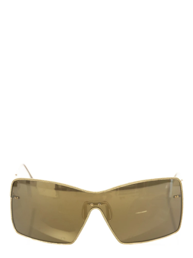 Gold Metallic Fibre Sunglass