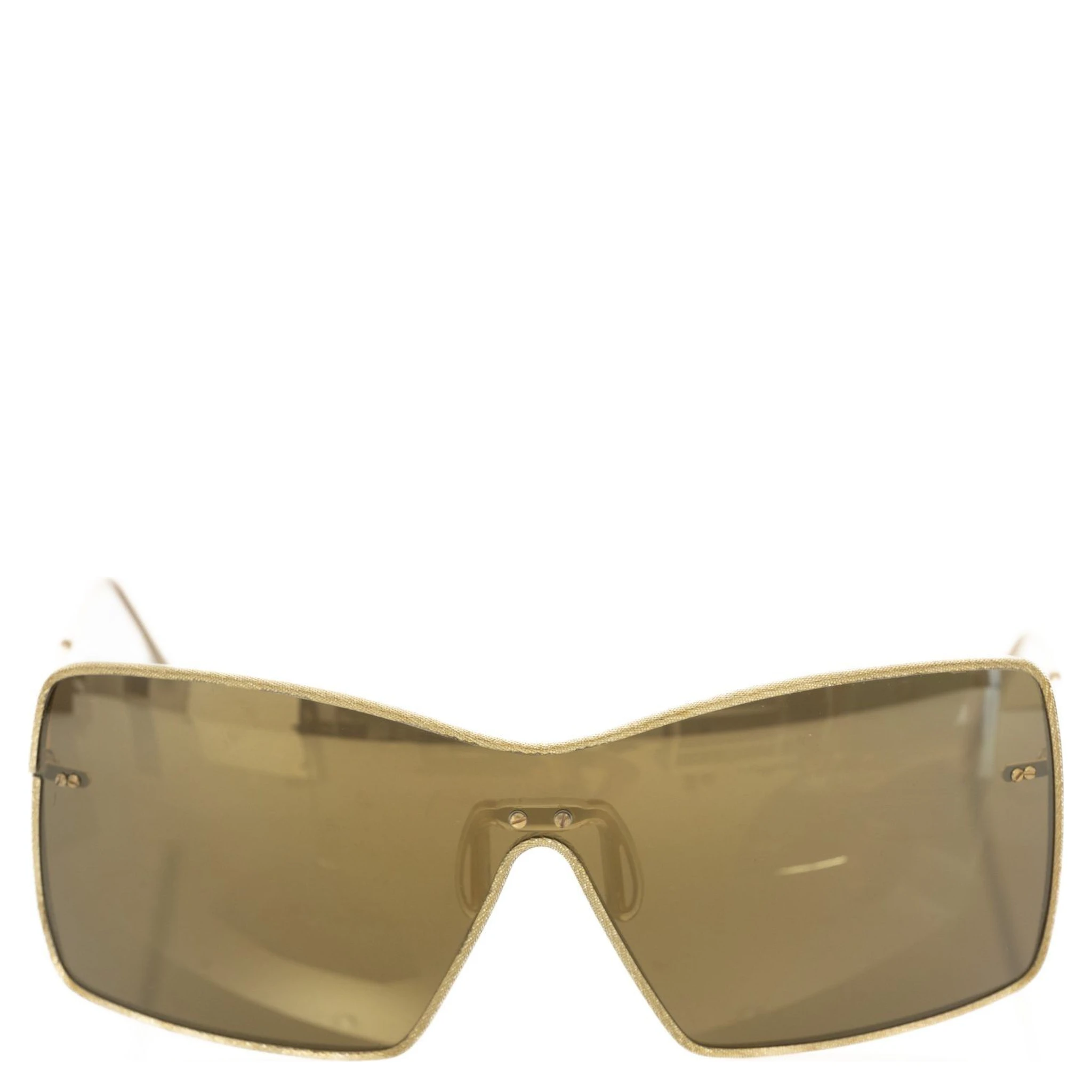 Gold Metallic Fibre Sunglass