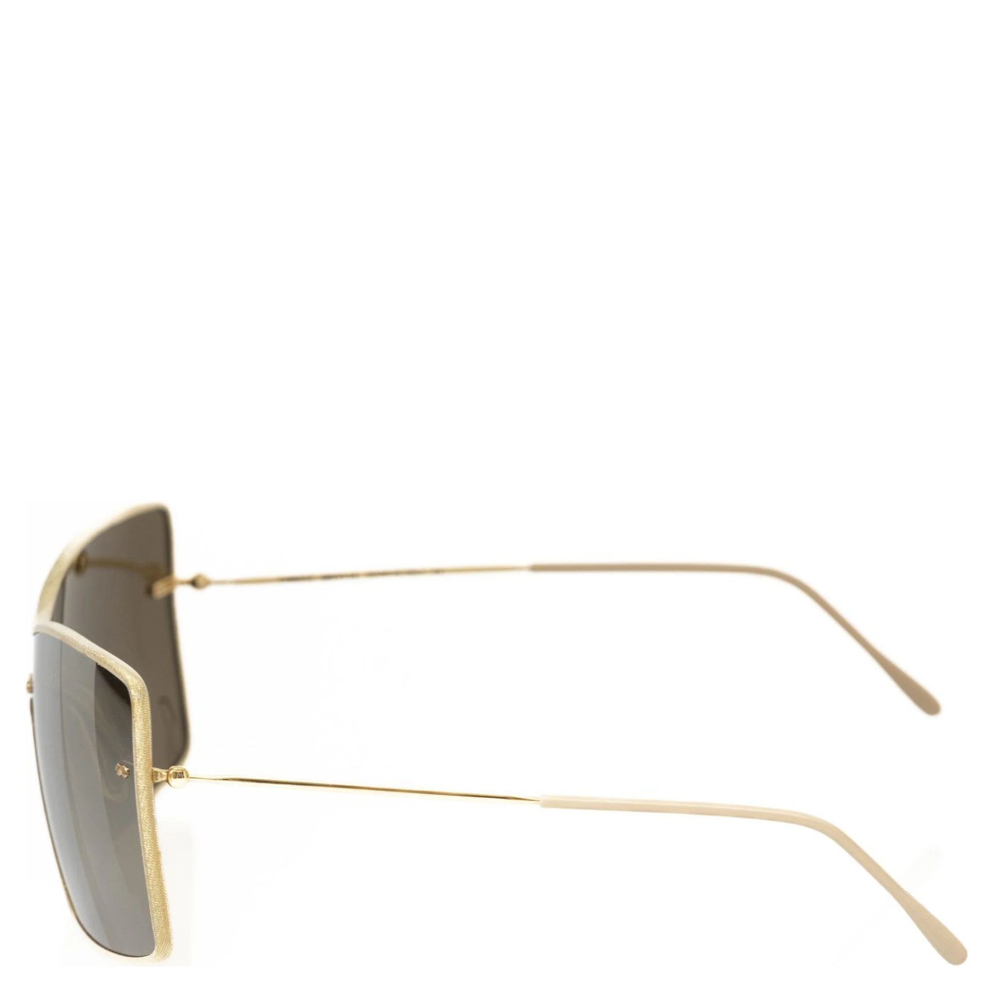 Gold Metallic Fibre Sunglass