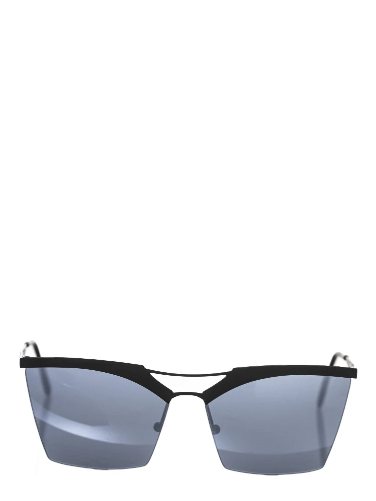 Black Metallic Fibre Sunglass