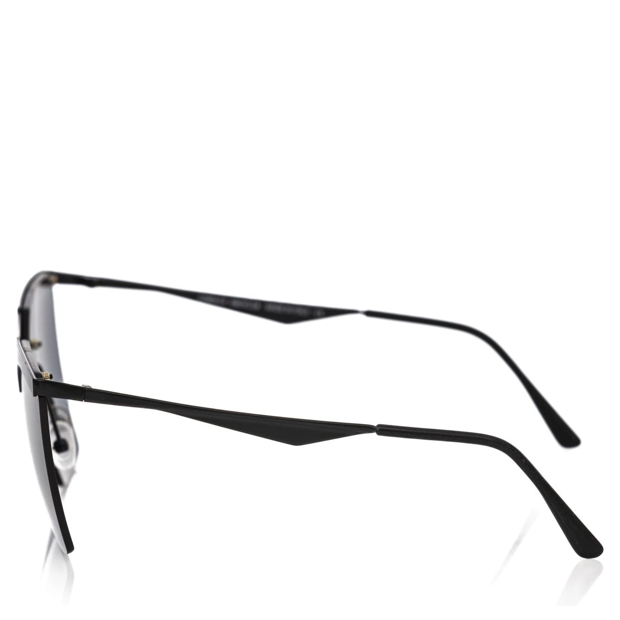 Black Metallic Fibre Sunglass
