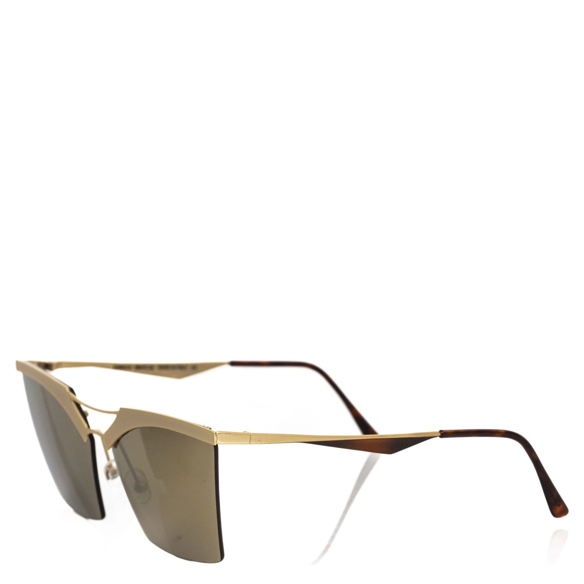 Gold Metallic Fibre Sunglass