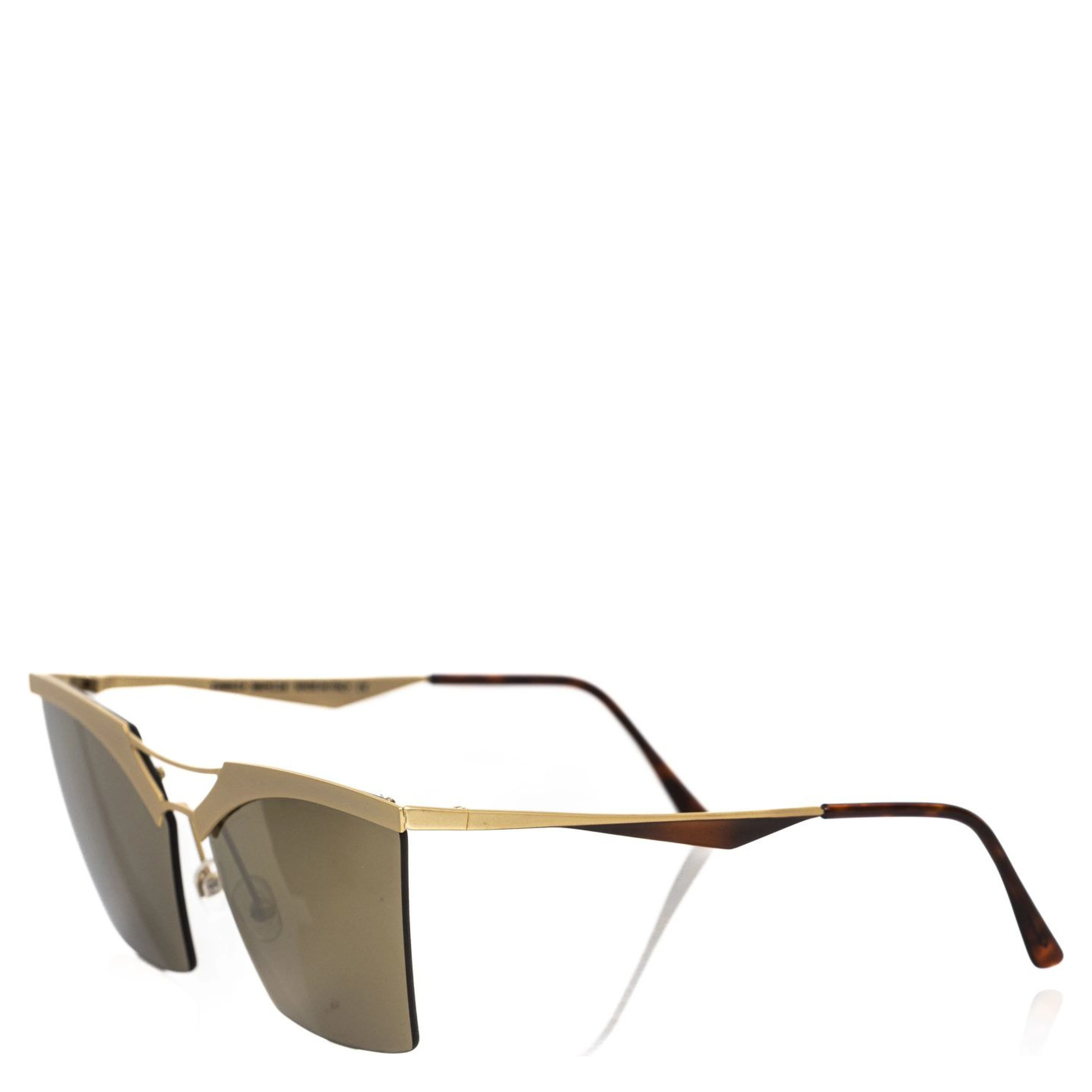 Gold Metallic Fibre Sunglass