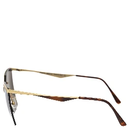 Gold Metallic Fibre Sunglass