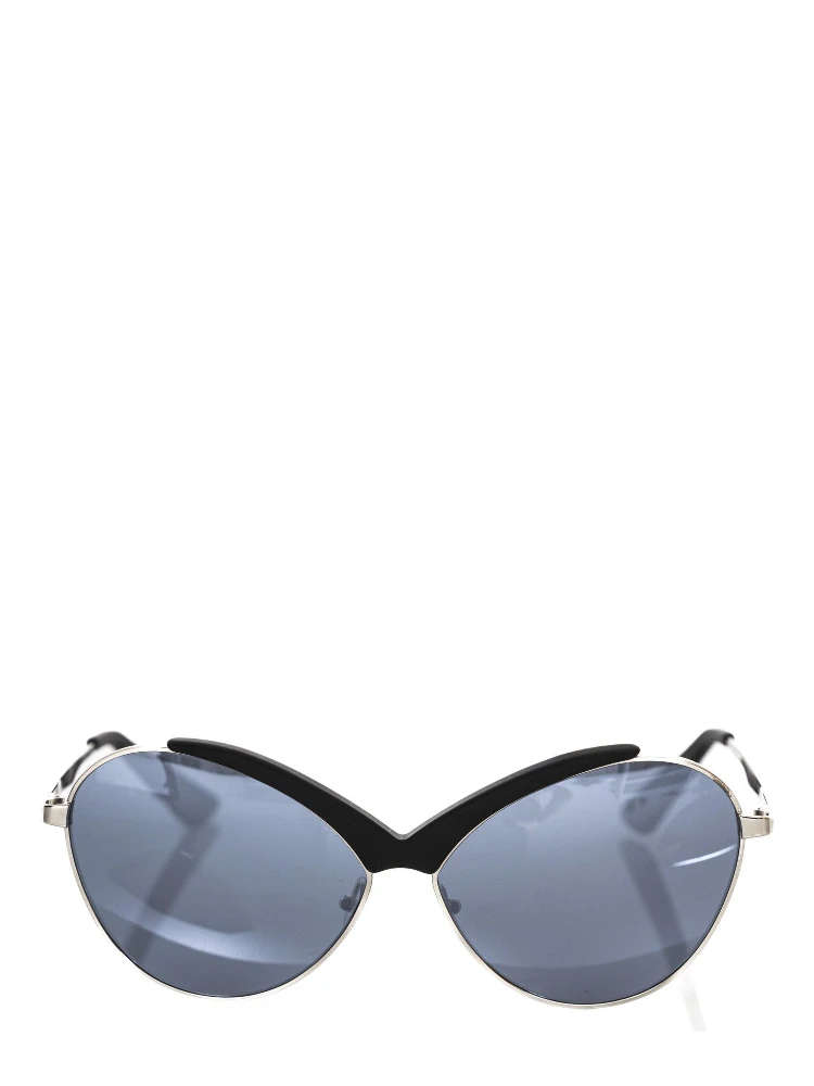 Black Metallic Fibre Sunglass