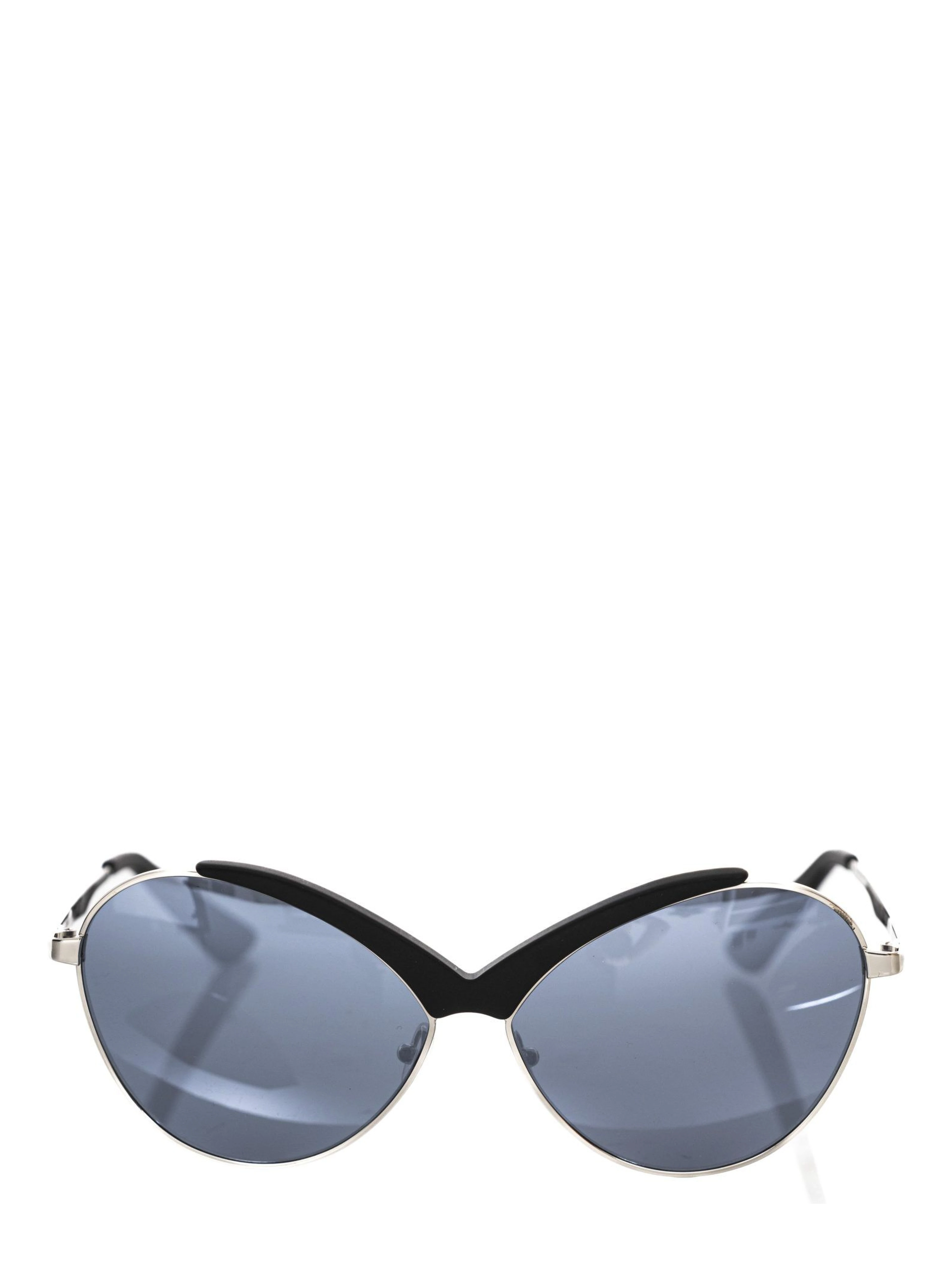 Black Metallic Fibre Sunglass