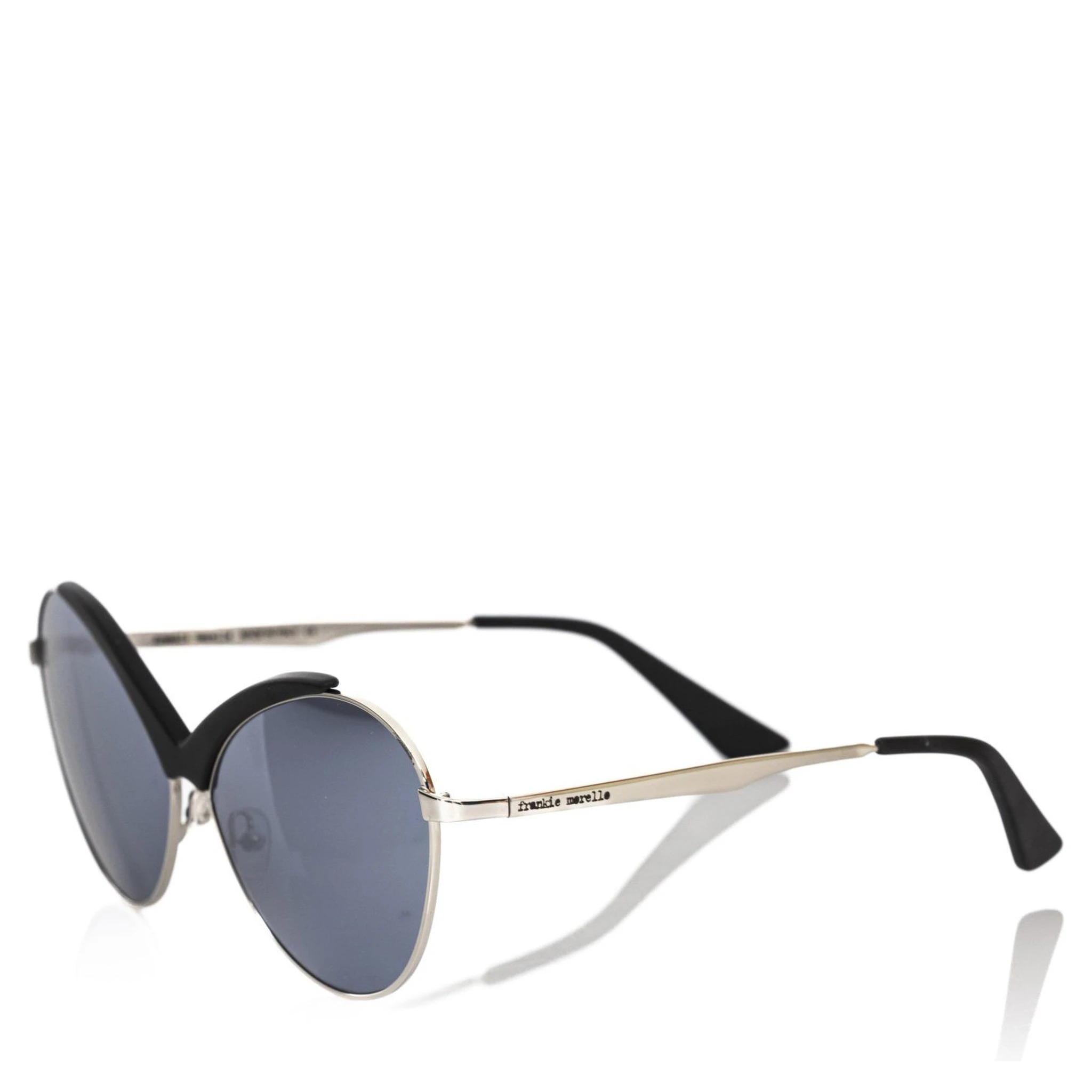 Black Metallic Fibre Sunglass