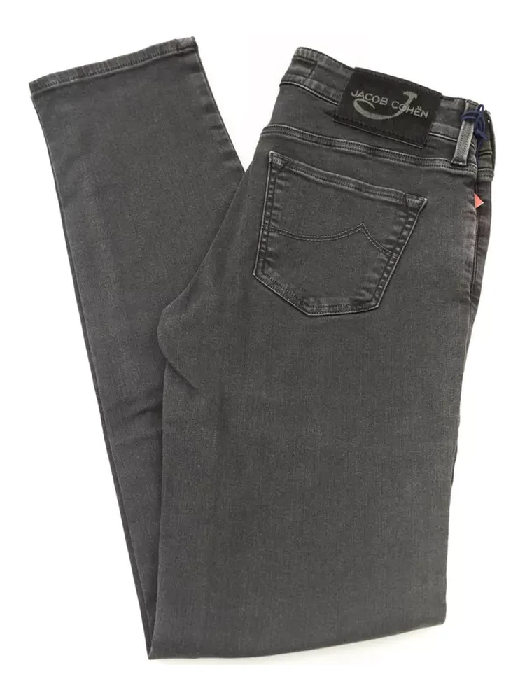 Black Cotton Jeans Denim