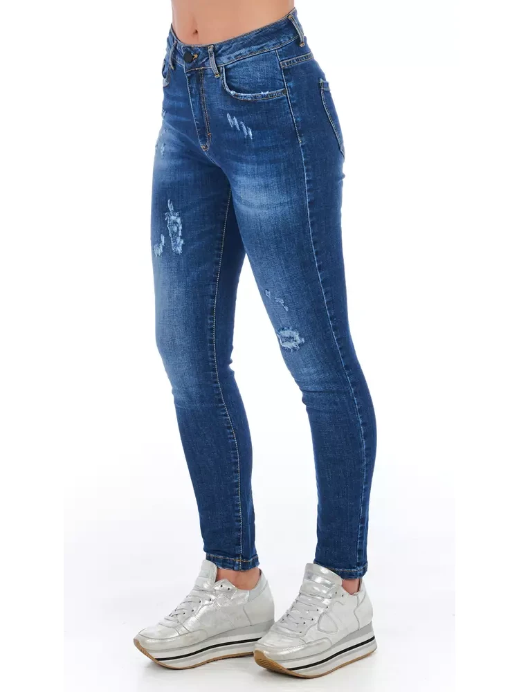 Blue Other Fibres Jeans Denim alternative