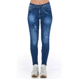Blue Other Fibres Jeans Denim