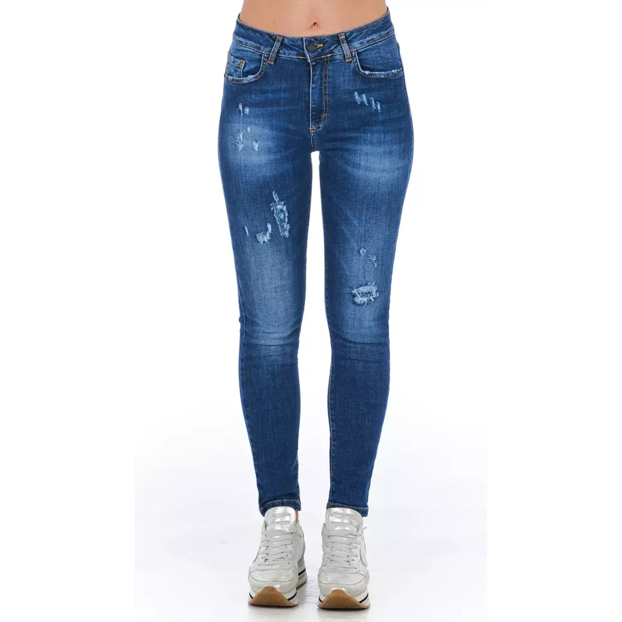 Blue Other Fibres Jeans Denim