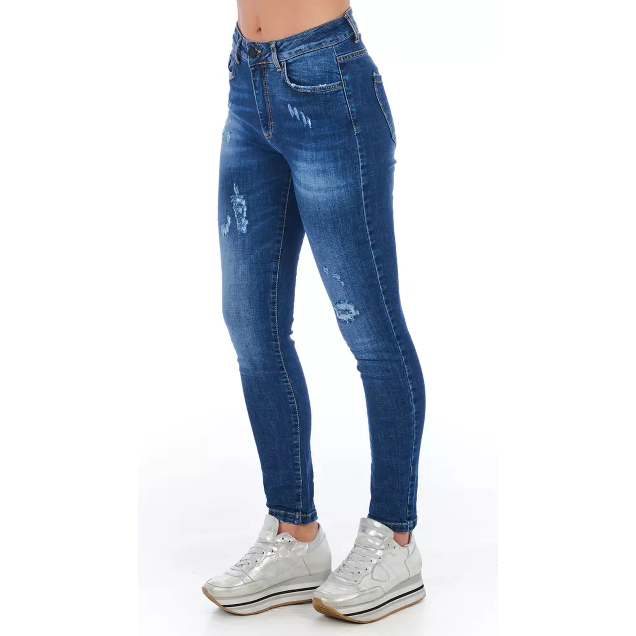 Blue Other Fibres Jeans Denim