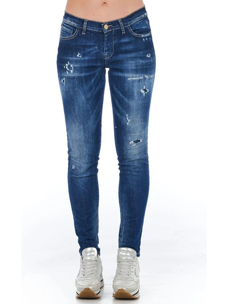 Blue Cotton Jeans Denim