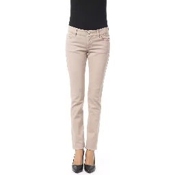Beige Cotton Pant