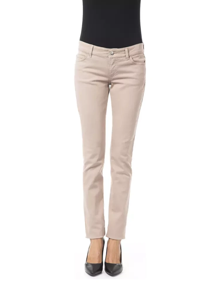 Beige Cotton Pant