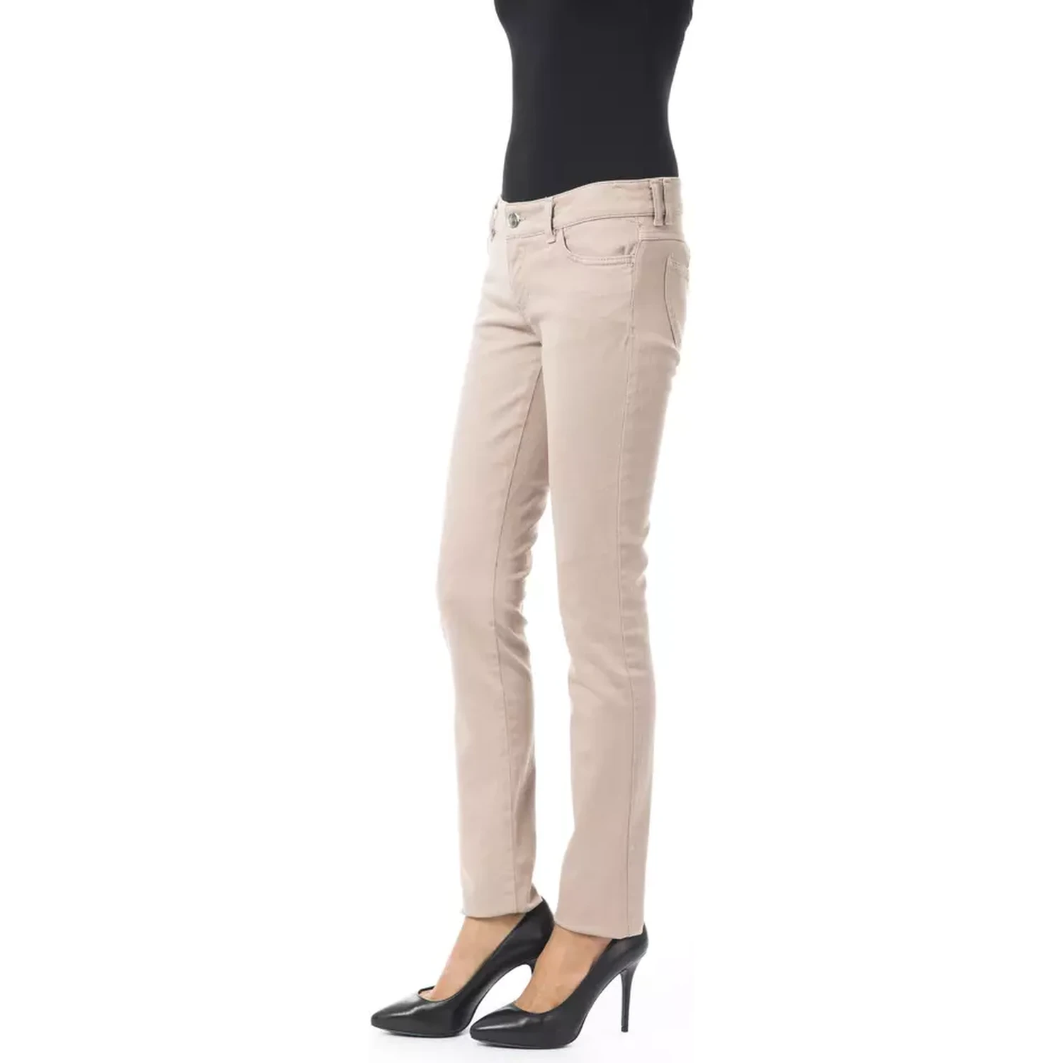 Beige Cotton Pant