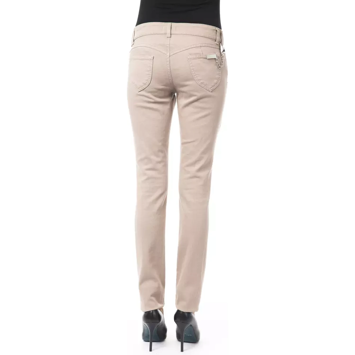 Beige Cotton Pant
