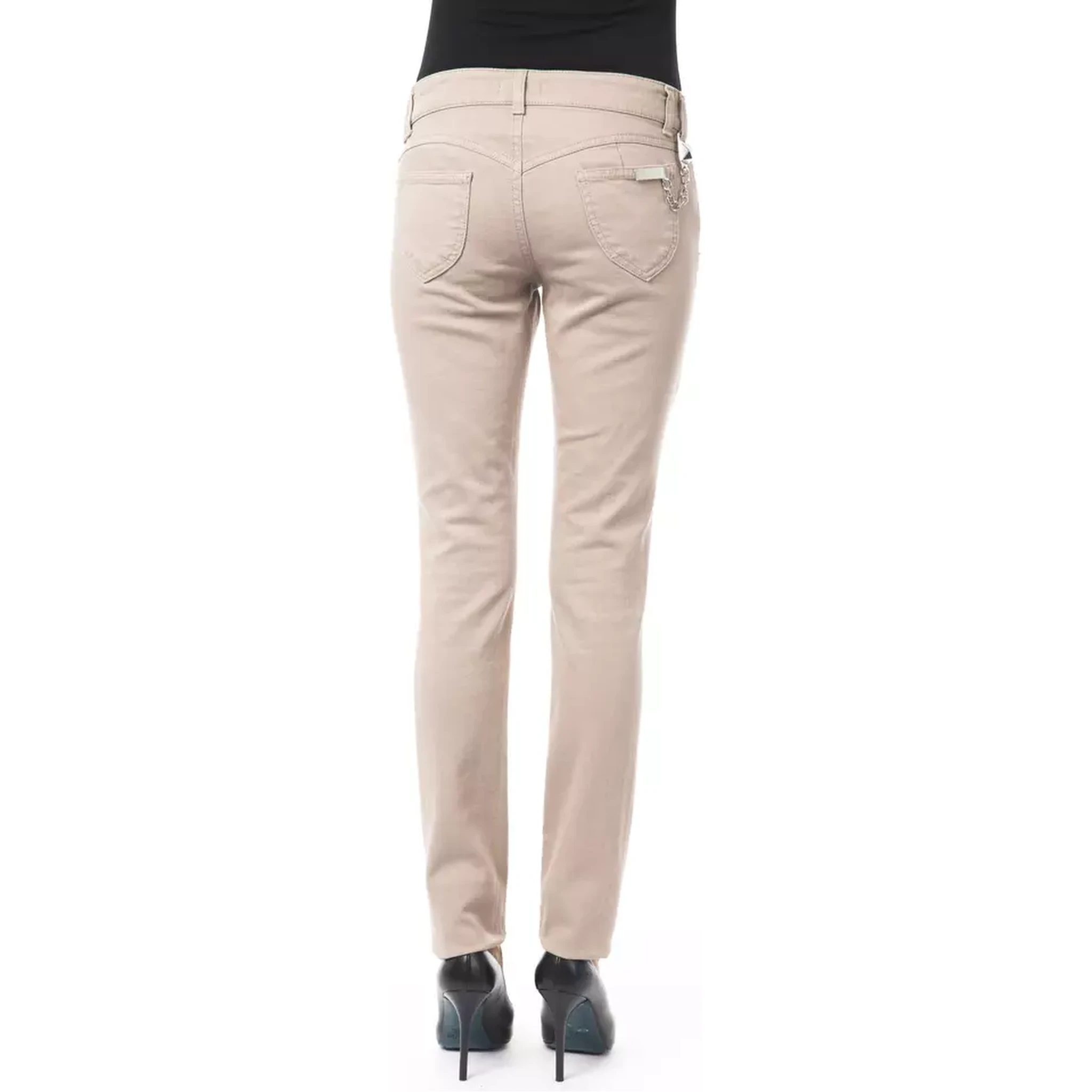 Beige Cotton Pant