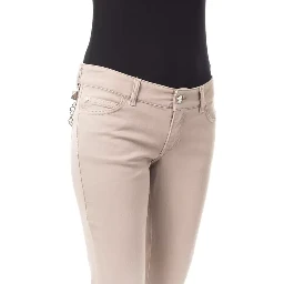 Beige Cotton Pant