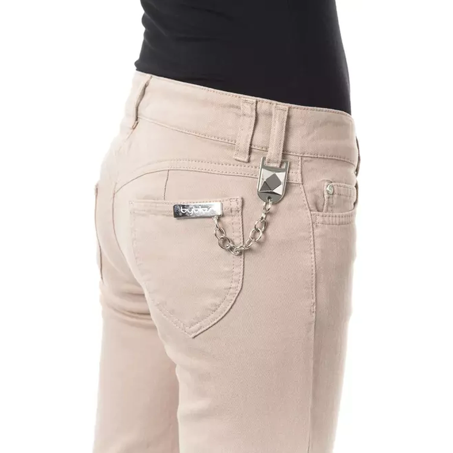 Beige Cotton Pant