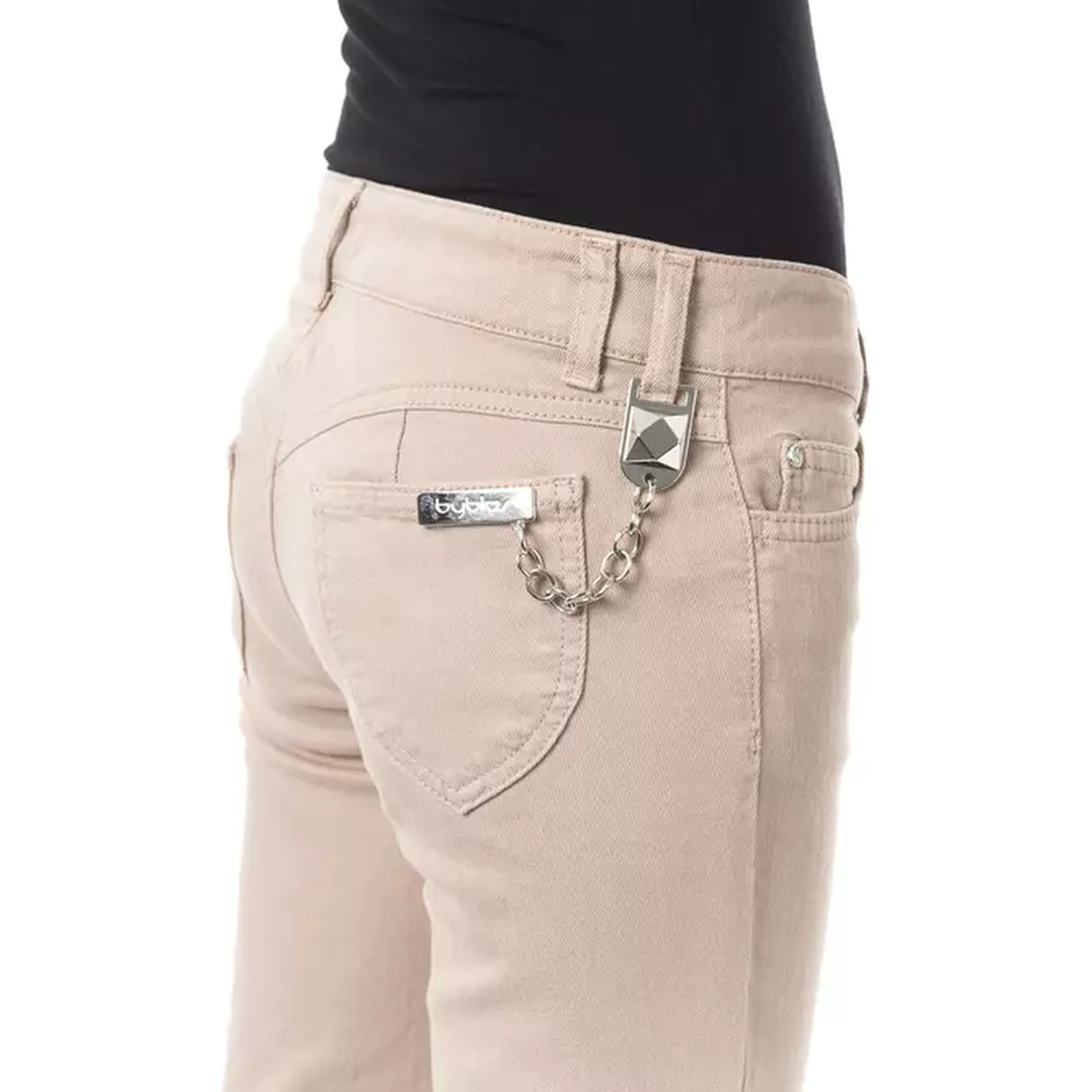 Beige Cotton Pant